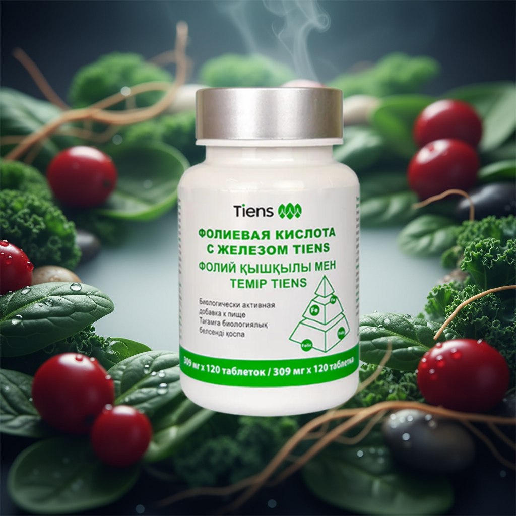 БАД к пище Фолиевая кислота с железом Tiens